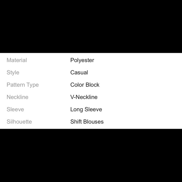 Casual V-Neckline Long Sleeve Top - Picture 2 of 3